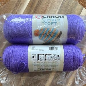 Caron Simply Soft Yarn - Grape Raisin